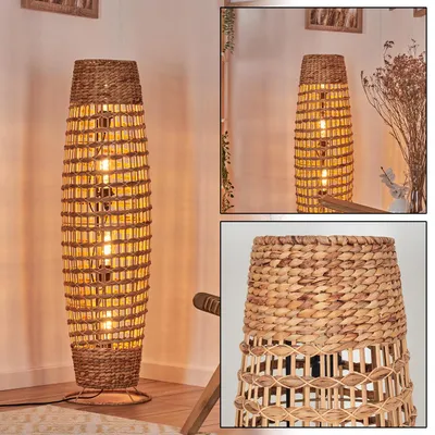 Produktbild von Argenta Stehlampe mit Schirm aus Bast im skandinavischen Design