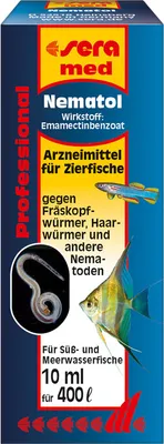 Produktbild von Sera med Arzneimittel für Fische Professional Nematol 10 ml
