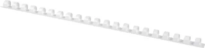 Zdjęcie produktu dla Q-Connect® KF24019 Plastikowy grzbiet do segregatora, 8 mm, na 45 kartek, biały, 100 sztuk