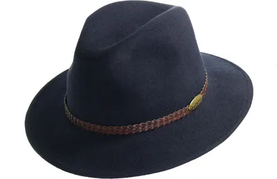 Produktbild von Harrys-Collection Herren rollbarer Hut Wollhut Outdoorhut, marine, 55