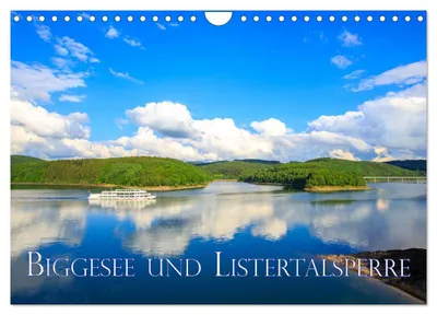 Produktbild von Biggesee und Listertalsperre (Wandkalender 2027 DIN A4 quer), CALVENDO Monatskalender