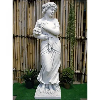 Produktbild von Schöne Jahreszeit Winter aus Steinguss perfekt für den Garten die Terrasse oder den Vorgarten ist Frostfest Witterungsbeständig und Neu 100cm H, PO-456