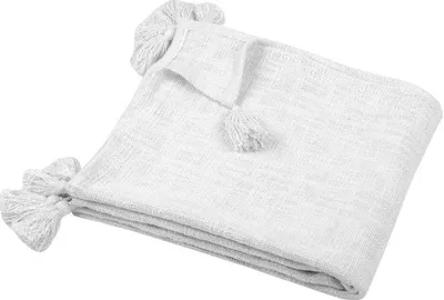 Immagine prodotto di SANCHEZ Coperta di cotone 125x150 cm Bianco Chokers