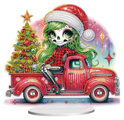 Diamantmalerei Tischornament Weihnachten 5D Set