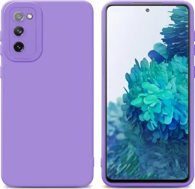 Produktbild von Cadorabo Hülle für Samsung Galaxy S20 FE Schutz Hülle in Lila TPU Silikon Etui Case Handyhülle