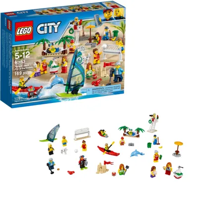 Obrázek produktu pro LEGO City People pack – Fun at the beach, Sada na stavění, 5 rok/roky, 169 kusů, 140 g