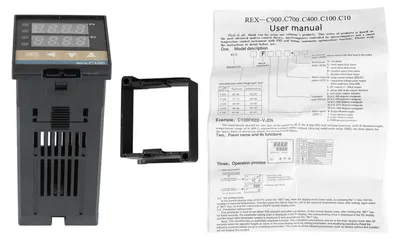 Obrázek produktu pro Sada PID regulátoru teploty REX C100 Digital 100–240 V