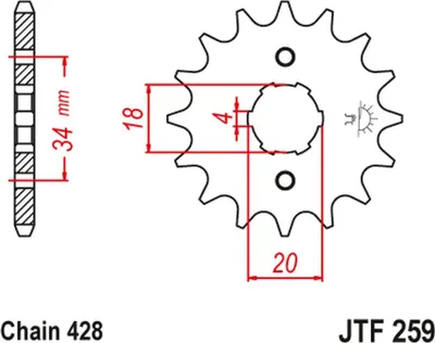 Obrázek produktu pro Ritzel 12Z 428