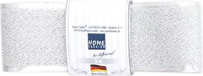 Produktbild von Dekoband, Dekobänder, Geschenkband Glittering Silber 40 mm x 2 m
