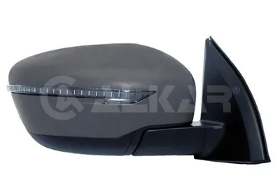 Produktbild von ALKAR 9060672 Außenspiegel Seitenspiegel Rechts für NISSAN Qashqai II (J11, J11) Beheizt Konvex Grundiert Elektrisch