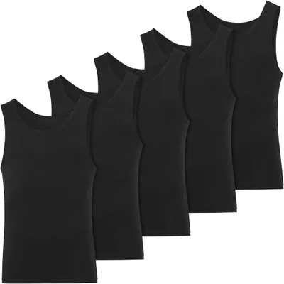 Produktbild von stroendberg 5er Pack Unterhemden, aus 100% Baumwolle