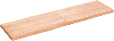 Produktbild von vidaXL Tischplatte 180x50x(2-6) cm Massivholz Behandelt Baumkante