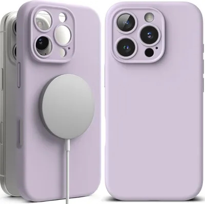 Obrázok produktu pre Ringke Silikónový magnetický MagSafe Apple iPhone 16 Pro Max Light Purple