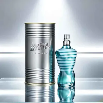Produktbild von Jean Paul Gaultier Le Male Eau de Toilette für Herren, 100 ml – Aromatisch-Würziger Duft mit Lavendel, Minze und Vanille