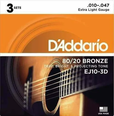 Obrázok produktu pre D'Addario EJ10-3D Struny pre akustickú gitaru