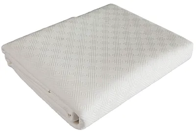 Produktbild von Weißes Rundes Tischdecken 135 cm PVC Polyester