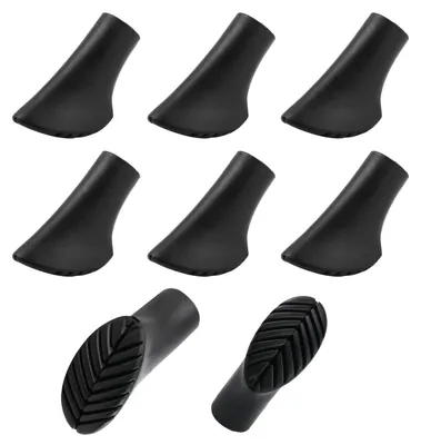 Produktbild von Nordic-Walking-Stockspitzen Wanderstockspitzen Gummispitzen - 11 mm - Gummi - 8 Stück