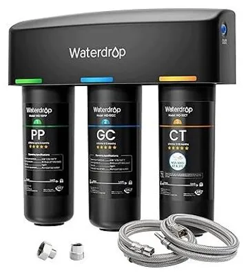 Zdjęcie produktu dla Filtr podzlewozmywakowy 3 stopniowy system filtracji wody nsf