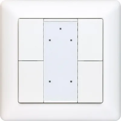 Produktbild von SR-KNX-9551K4 KNX Wandschalter Taster 4-fach LED Statusanzeige, busversorgt, ETS-konfigurierbar