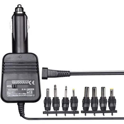 Produktbild von VOLTCRAFT DC/DC-Wandler 12 V/DC, 24 V/DC - 1.5 V/DC, 3 V/DC, 4.5 V/DC, 6 V/DC, 7.5 V/DC, 9 V/DC, 12 V/DC/1.2 A 14.4 W