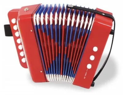 Image de Vilac Accordeon en PVC 10 touches et 14 tons