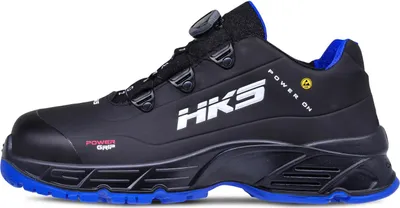 Produktbild von HKS Sicherheitshalbschuh Herren S3 ESD Microtech glatt Nitril-Gummi-PU BOA-Drehverschluss "CPO-10 BOA R" 45