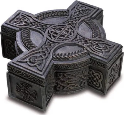 Produktbild von Keltisches Kreuz Schmuckdose 16cm