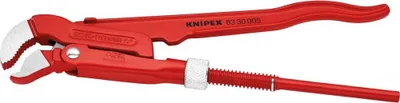 Zdjęcie produktu dla KNIPEX 83 30 005 Klucz do rur szczękowy czerwony malowany proszkowo 245 mm