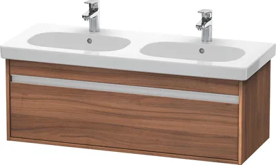 Produktbild von Waschtischunterbau KETHO 455x1150x410mm nussbaum natur nussbaum natur