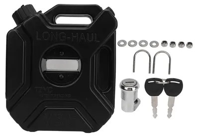 Image de Réservoir de carburant de 3 litres, compatible avec les voitures et les motos, de couleur noire