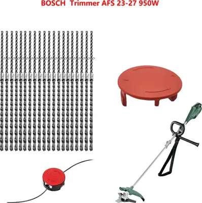 Immagine prodotto di INF Set Filo per Decespugliatore - 20 Fili + 1 Coperchio per Bosch AFS 23-27