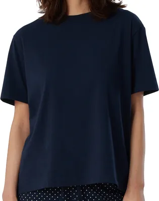 Produktbild von Schiesser Damen T-Shirt Gr. 40 dunkelblau