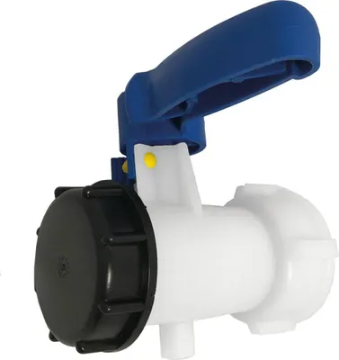 Produktbild von IBC Kugelhahn mit Deckel,PP, IBC AG 2 (S60x6) 0 0