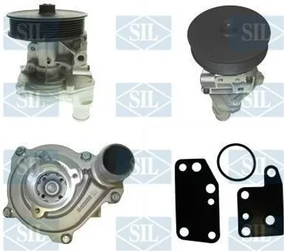 Produktbild von Saleri SIL Kühlmittelpumpe Wasserpumpe für FORD Transit Mk6 Kasten (V347, V348, FA) PA1254