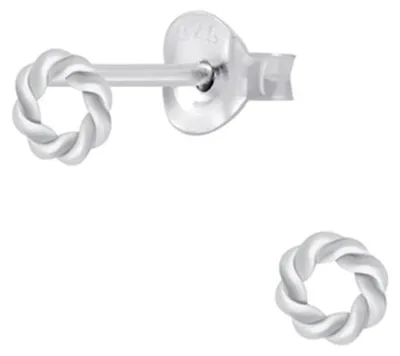 Produktbild von Ohrstecker Kreis klein: 925 Silber Ohrringe Silber