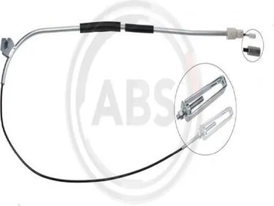 Produktbild von A.B.S. Handbremsseil Seilzug Feststellbremse passend für MERCEDES-BENZ A-Klasse (W168) Vorne K12311