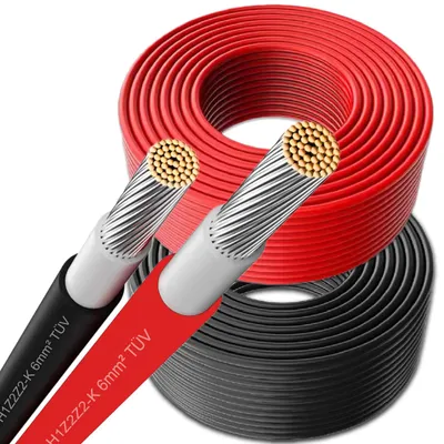 Produktbild von Solar Solarkabel Solarleitung Kabel für Solarmodule 4 mm² / 6 mm² PV 5 -100m