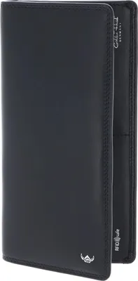 Immagine prodotto di Golden Head Pelle caso di identificazione Polo RFID Protect Brieftasche mit RV 4042 Schwarz nero