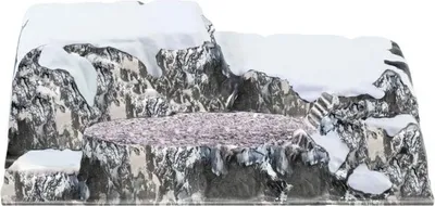 Produktbild von Weihnachtsdorf Trentino My village Berglandschaft mit Relief 50 x 38 cm