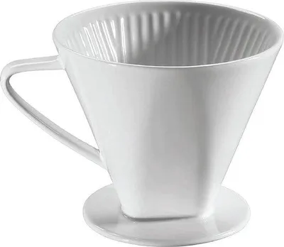 Produktbild von Famanu Kaffeefilter Größe 6 - Durchmesser 16 cm - Hartporzellan