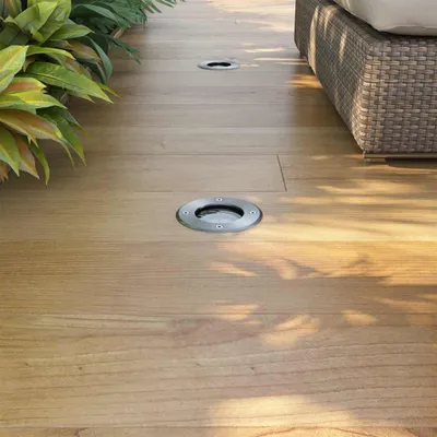 Immagine prodotto di vidaXL Faretto da incasso a LED 3 pz. Rotondo per esterni