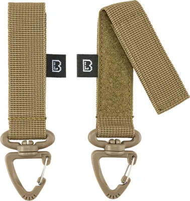 Obrázek produktu pro Pánský opasek Brandit Belt and Molle Loop Carabiner 2 Pack camel - UNI