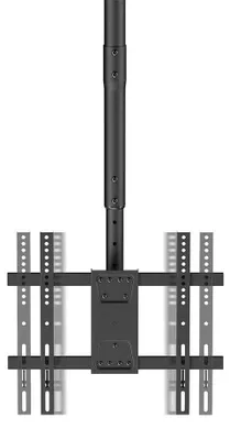 Produktbild von TooQ LPCE1175TSLI-B, 200 x 200 mm, 400 x 400 mm, -25 - 0°, -180 - 180°, Stahl, Schwarz