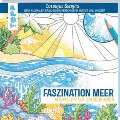 Produktbild von Colorful Secrets - Faszination Meer (Ausmalen auf Zauberpapier)