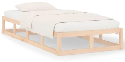 Zdjęcie produktu dla Łóżko jednoosobowe z litego drewna, wymiary 75 x 190 cm