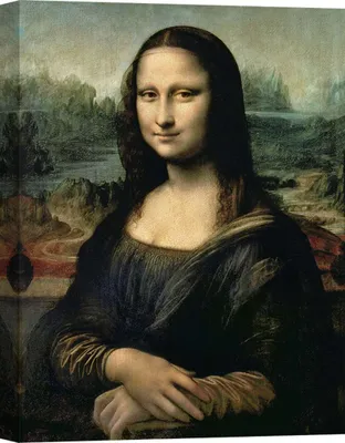 Immagine prodotto di Stampa su tela - Leonardo da Vinci, Monna Lisa - 80x60 cm