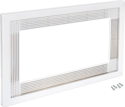Produktbild von Emuca Mikrowellenrahmen, für den Einbau in Küchenzeilen, Modul 600mm, 600x400mm, Kunststoff, weiss