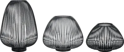 Produktbild von blomus GmbH LYVA Laterne black Set3