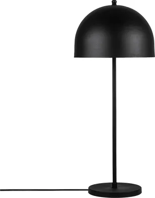 Produktbild von Dmora Tischlampe Latiano Schwarz, Lampenschirm Fassung E14 max 40 W