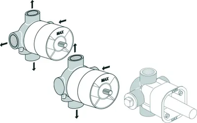 Produktbild von IDEAL STANDARD A2391NU UP-Bausatz 1, für 4/3 Wegeumstellung